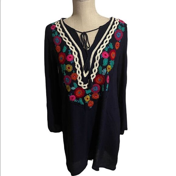 Judith March Embroidered Dress - Picture 1 of 7
